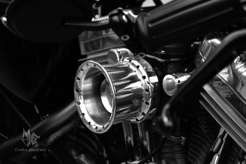 Rivet Velocity Stack Air Cleaner for Harley Davidson