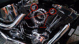 Black Air Intake Mount and Hardware for Harley Davidson Big Twins